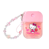Spray corpo rinfrescante di Hello Kitty al profumo di pesca.