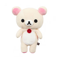 Plush super morbido del personaggio Korilakkuma della serie Rilakkuma in versione Medium.