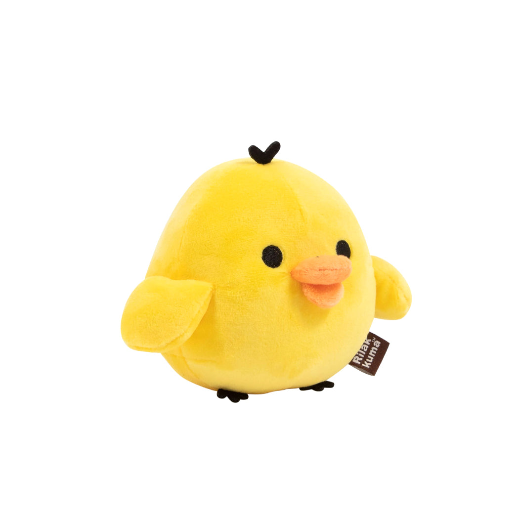 Plush super morbido del personaggio Kiiroitori della serie Rilakkuma in versione Small.