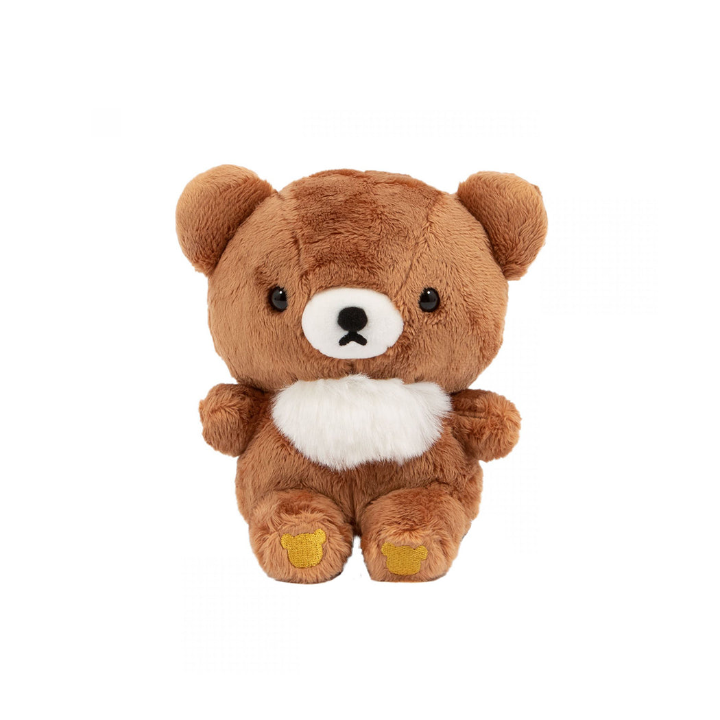 Plush super fluffy del personaggio Chairoikoguma della serie Rilakkuma in versione Small.
