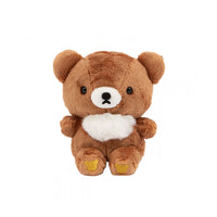 Plush super fluffy del personaggio Chairoikoguma della serie Rilakkuma in versione Small.
