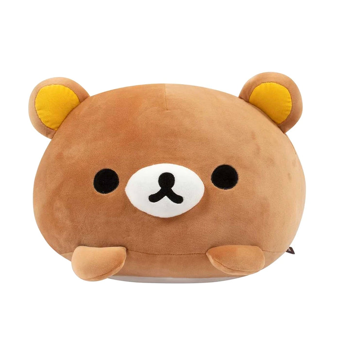 Plush super morbido del personaggio Chairoikoguma della serie Rilakkuma in versione Mochi.