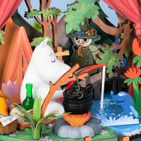 Modellino in 3d forest camp di Moomin.
