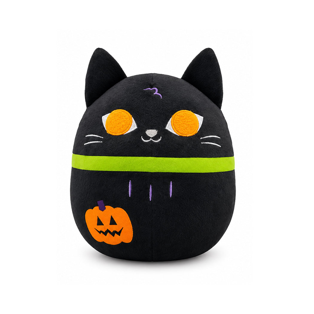 Peluche super squishy a forma di gatto nero