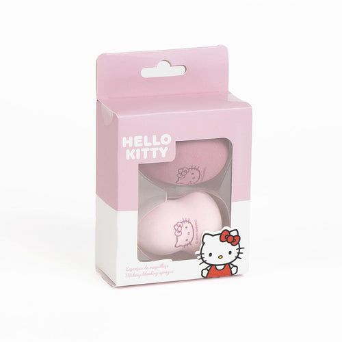 Set di 2 make up blender colorati con il disegno di Hello Kitty