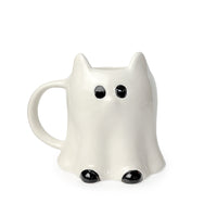 Tazza di Halloween a forma di gatto fantasma.