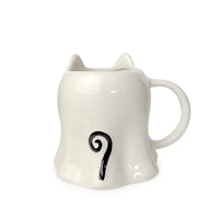 Tazza di Halloween a forma di gatto fantasma.