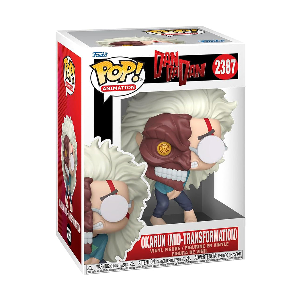 Funko Pop del personaggio Okarun della serie DanDaDan.